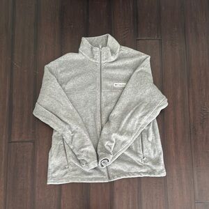 Columbia Gray Full-Zip Fleece Jacket